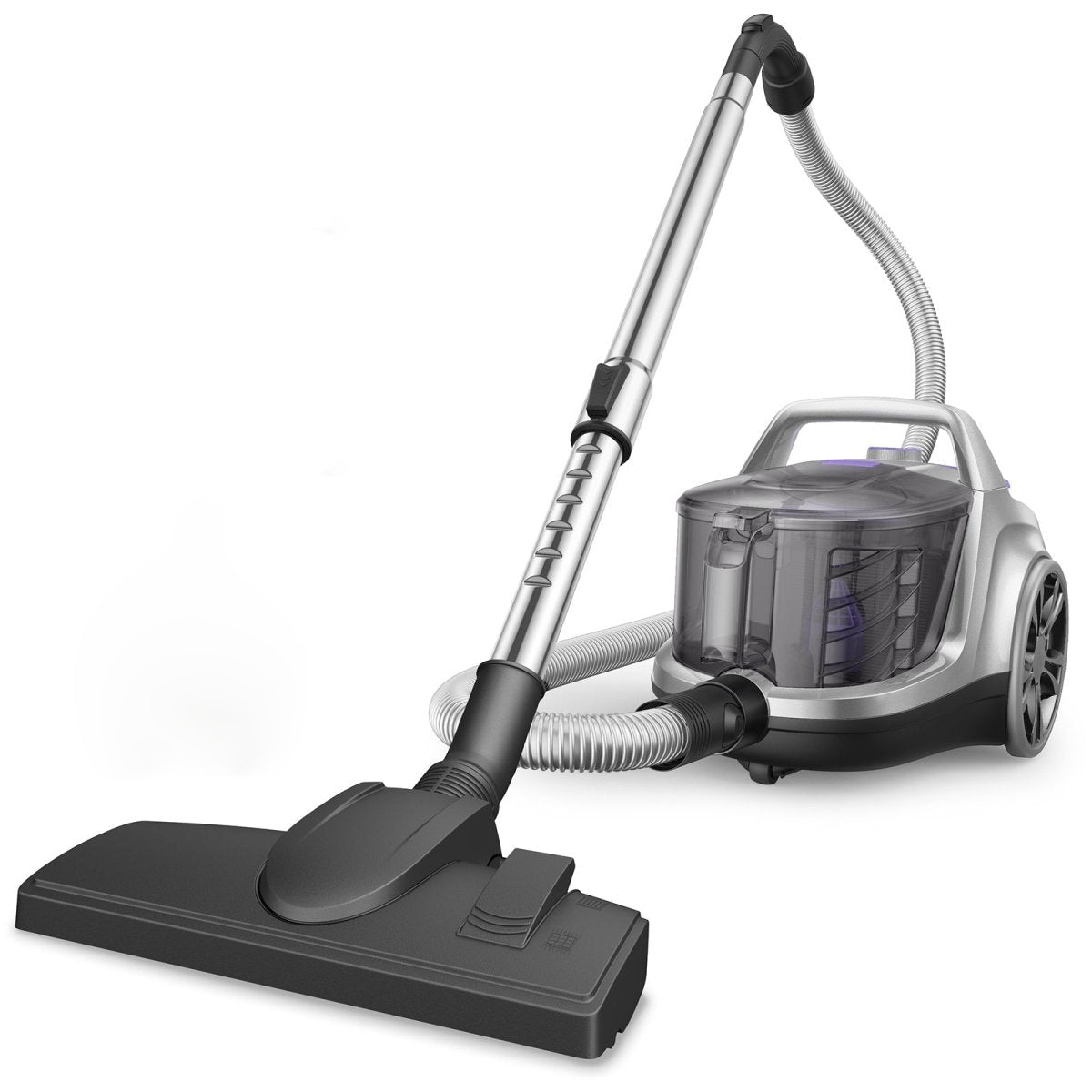 Aspiron 1600W Lightweight Bagless Canister Vacuum Cleaner CA006, Purple