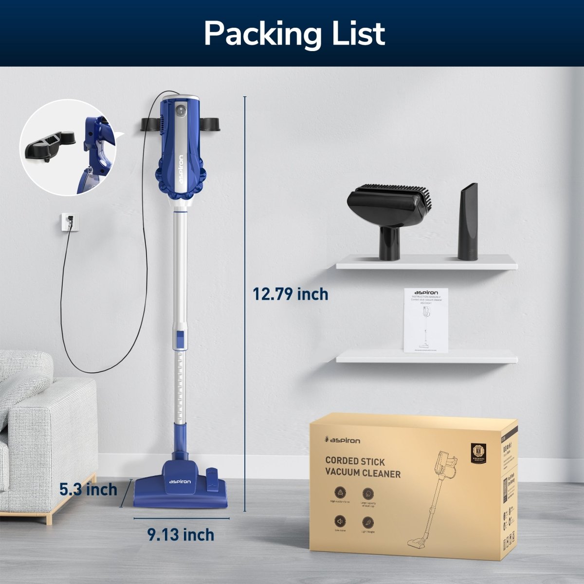 12.79inch Vacuum Cleaner
