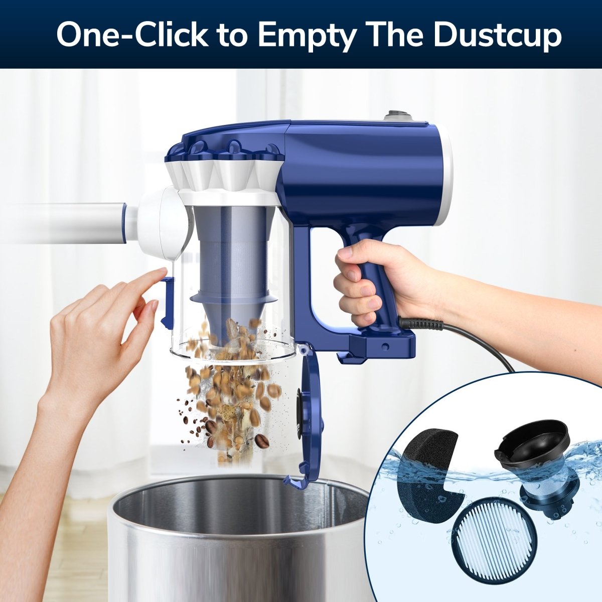 Empty the entire rubbish bin with one click