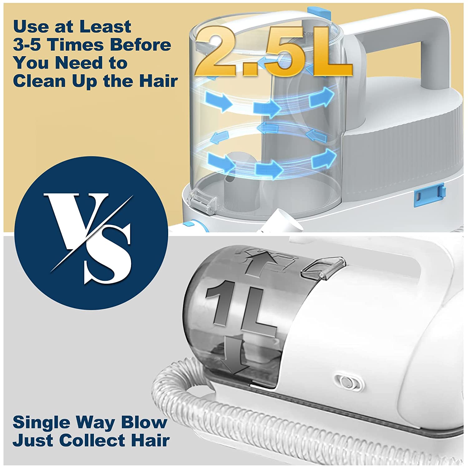 2.5 L vacuum