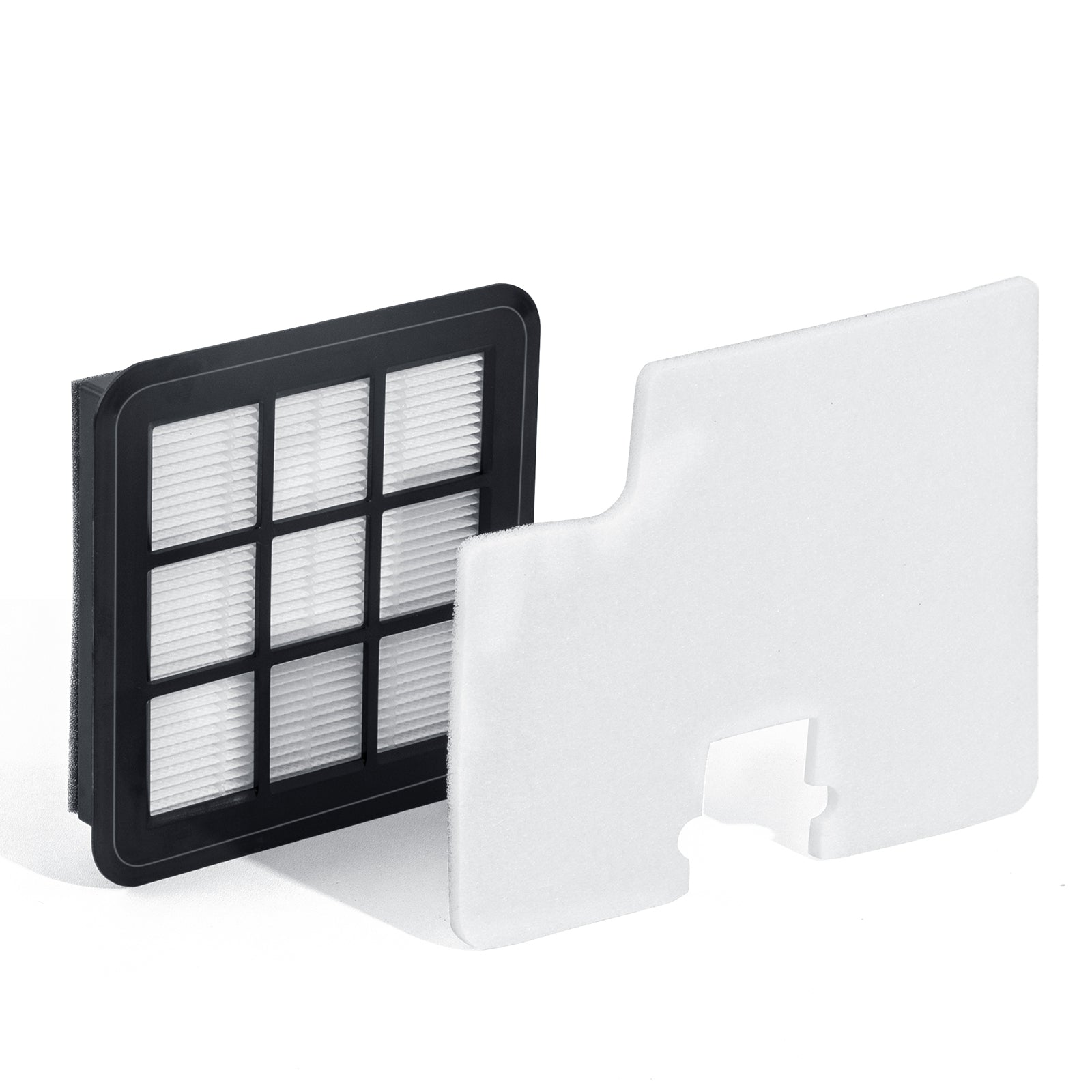 Aspiron Replacement Inlet HEPA-H12 Filter Part & Outlet Sponge Part for AS-CA006 Canister Vacuum Cleaner