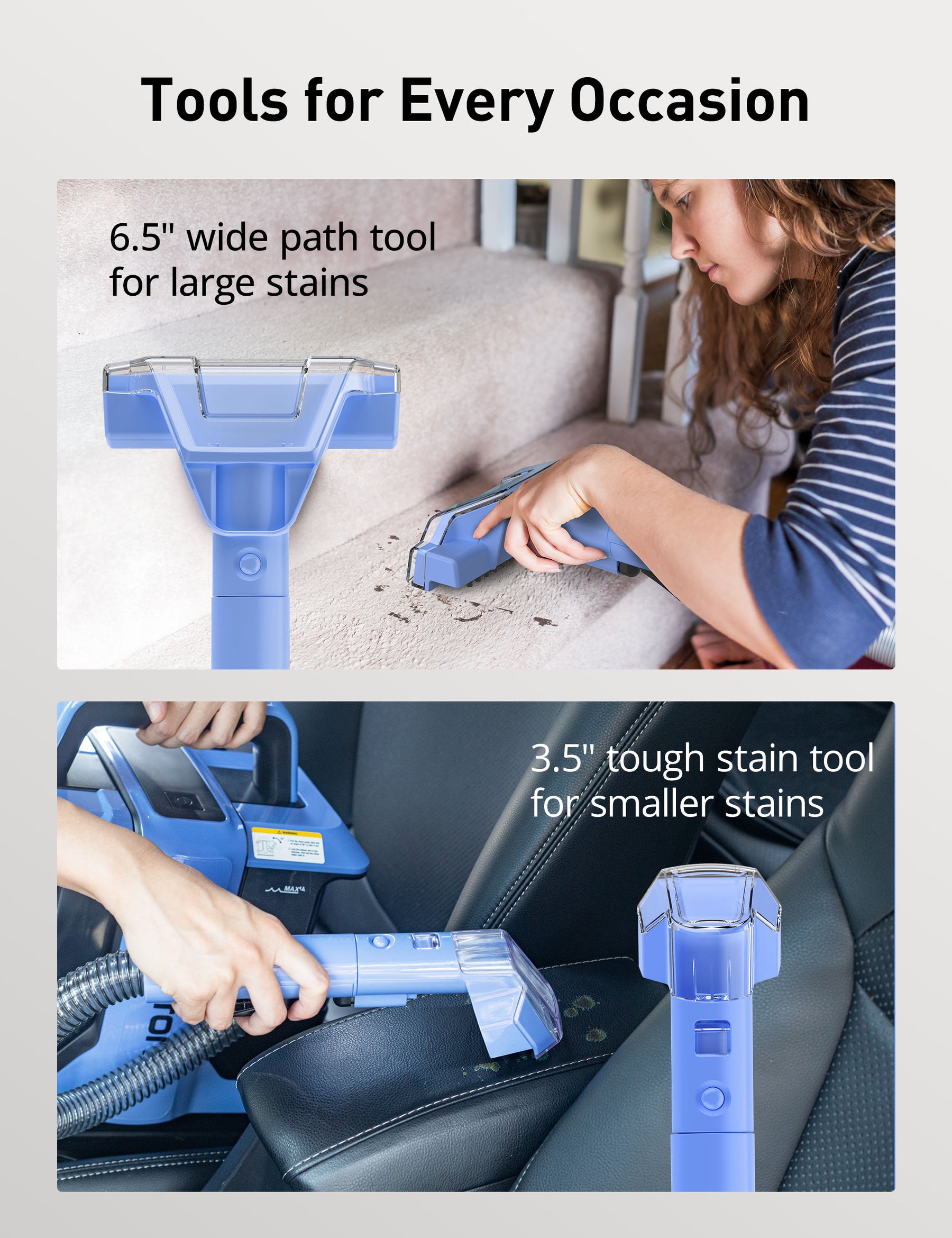 ASPIRON® Carpet Cleaner Machine CA031 for Pet Stains,Car Seats