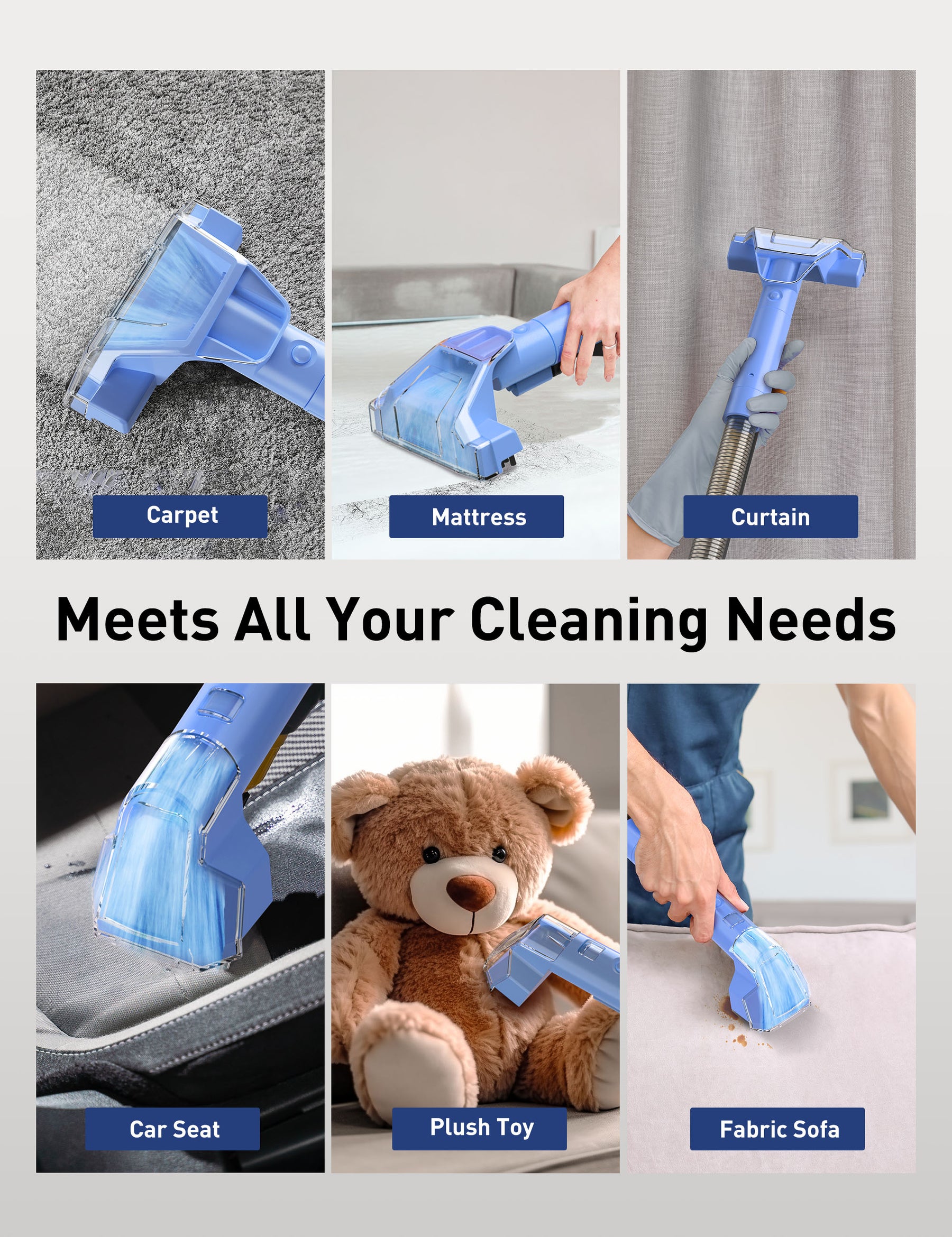 ASPIRON® Carpet Cleaner Machine CA031 for Pet Stains,Car Seats