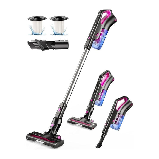 Hawkam 7-in-1 Cordless Vacuum Cleaner CA004, Telescopic Wand, Rechargeable Electric Broom
