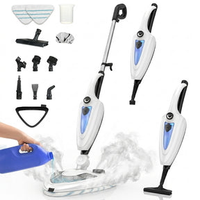 Aspiron AS-CA039 12-in-1 Steam Mop, 1500W Detachable Handheld Steam Cleaner