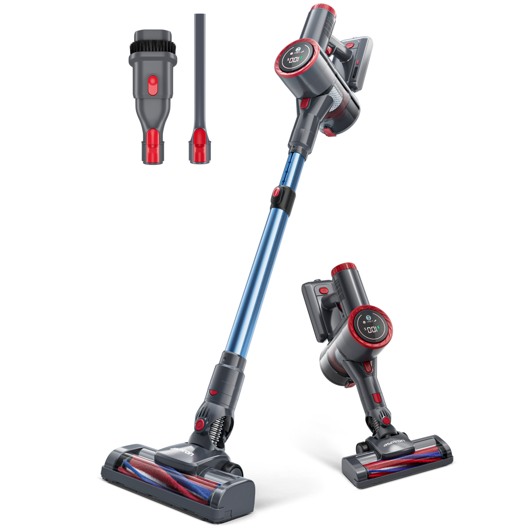 ASPIRON® Cordless Vacuum Cleaner  CA028，45 min Runtime with large LED Touch Display