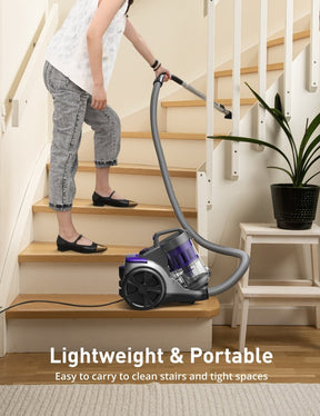 Aspiron® CA042 Steam Cleaner & CA033 Canister Vacuum Cleaner Bundle