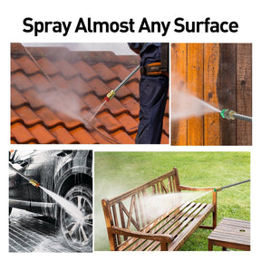 Aspiron 1800W 2.6 GPM Power Pressure Washer TH002, 3800 Max PSI Electric Pressure Washer,  Hose Reel, 4 Quick Connect Nozzles