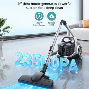 Powerful suction