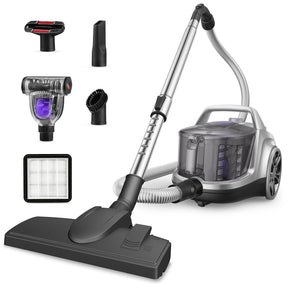 ASPIRON® 1200W Lightweight Bagless Vacuum Cleaner CA006, 3.7QT Capacity，Purple