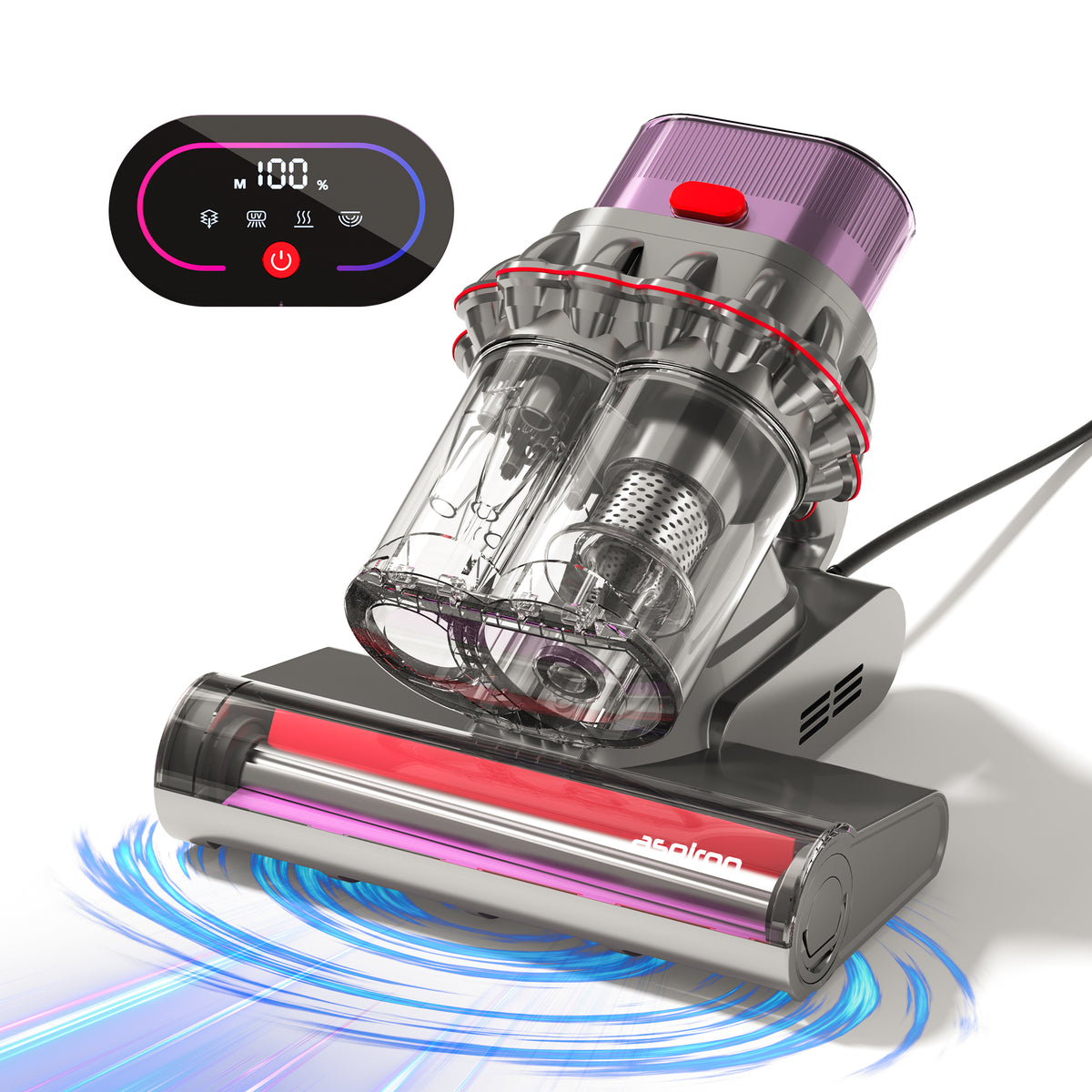 ASPIRON® 15Kpa Mattress Vacuum Cleaner CA032，99.9% Allergen Removal