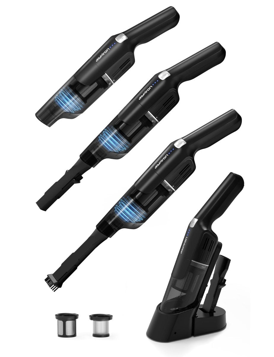 ASPIRON® 15000pa Cordless Vacuum CA038, 99.9% Dust Removal, 2-in-1 Brush, Charging Dock WM