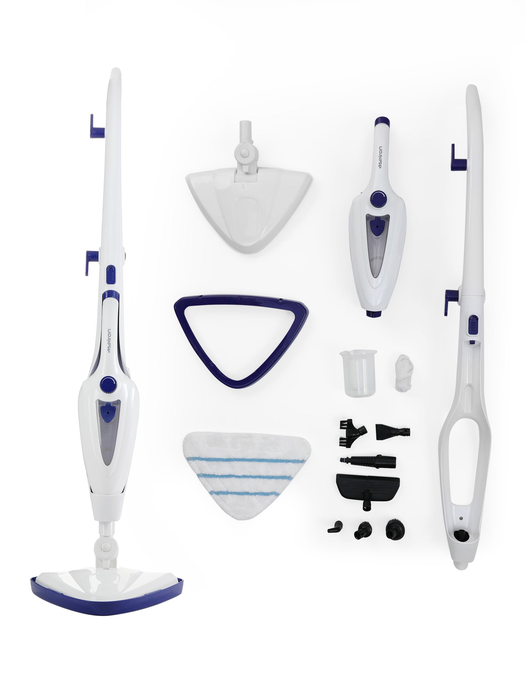 ASPIRON® Professional Steam Mop CA039, 15-Second Fast Heating, Large 385ml Water Tank 2024