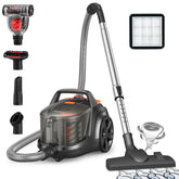 ASPIRON® 1200W Lightweight Bagless Vacuum Cleaner CA006, Orange