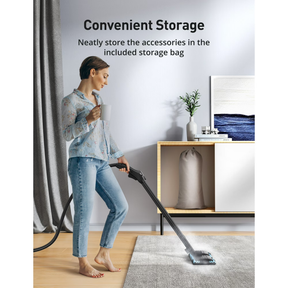TaoTronics Steam Cleaner, Aspiron Steamer with 21 Accessories, Portable Multipurpose Steam Cleaner for Car, 5 Mins Heating with 1.5L Tank, Heavy Duty Steam Cleaner Carpet and Upholstery, Floors, Tiles, Car