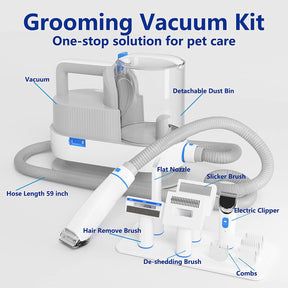 grooming vacuum kit