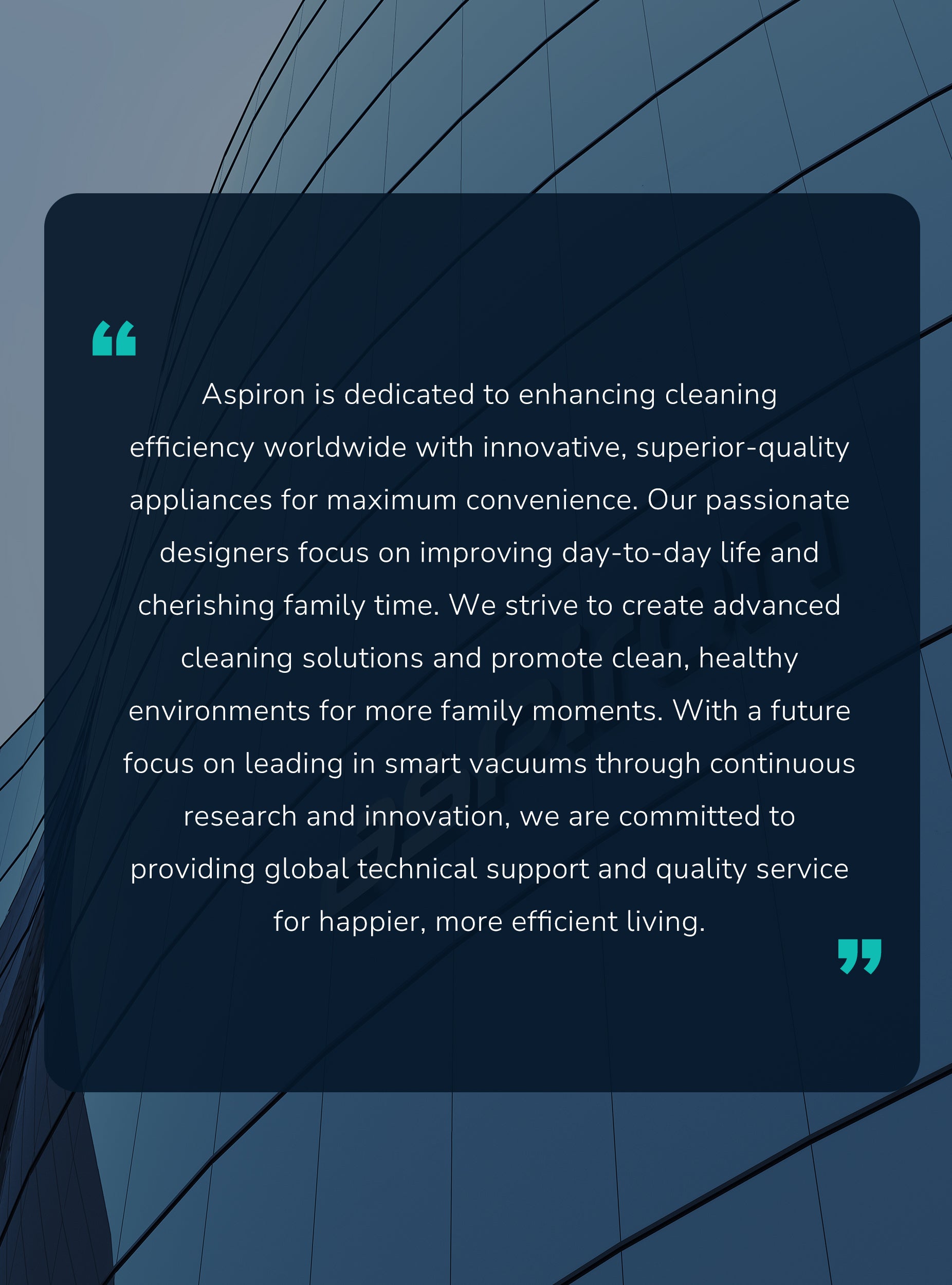 Aspiron Manifesto
