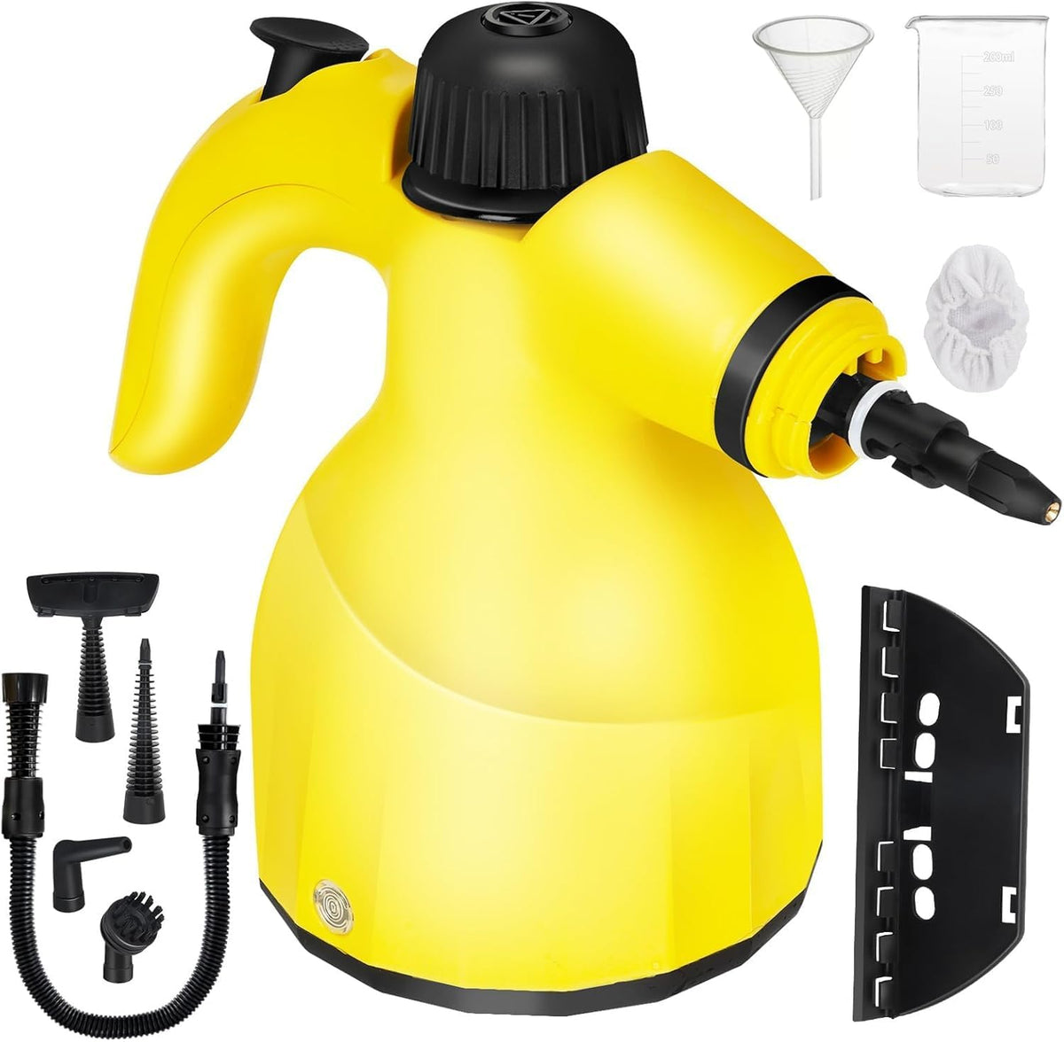 Dampfreiniger, Aspiron Dampfreiniger, 120°C Hochtemperaturdampf für Böden, Verbesserter Dampfreiniger für Teppiche und Polster, Böden, Fliesen, Auto
